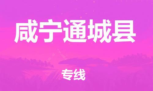 广州到咸宁通城县物流专线-广州物流到咸宁通城县-（无盲点-派送）
