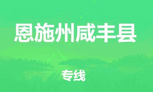 广州到恩施州咸丰县物流专线-广州物流到恩施州咸丰县-（无盲点-派送）