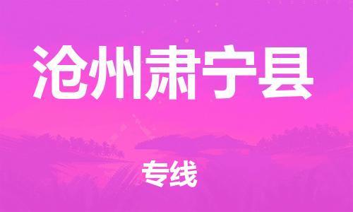 深圳到沧州肃宁县物流专线-为冷链行业保驾护航深圳至沧州肃宁县货运