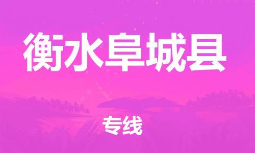 深圳到衡水阜城县物流专线-为冷链行业保驾护航深圳至衡水阜城县货运